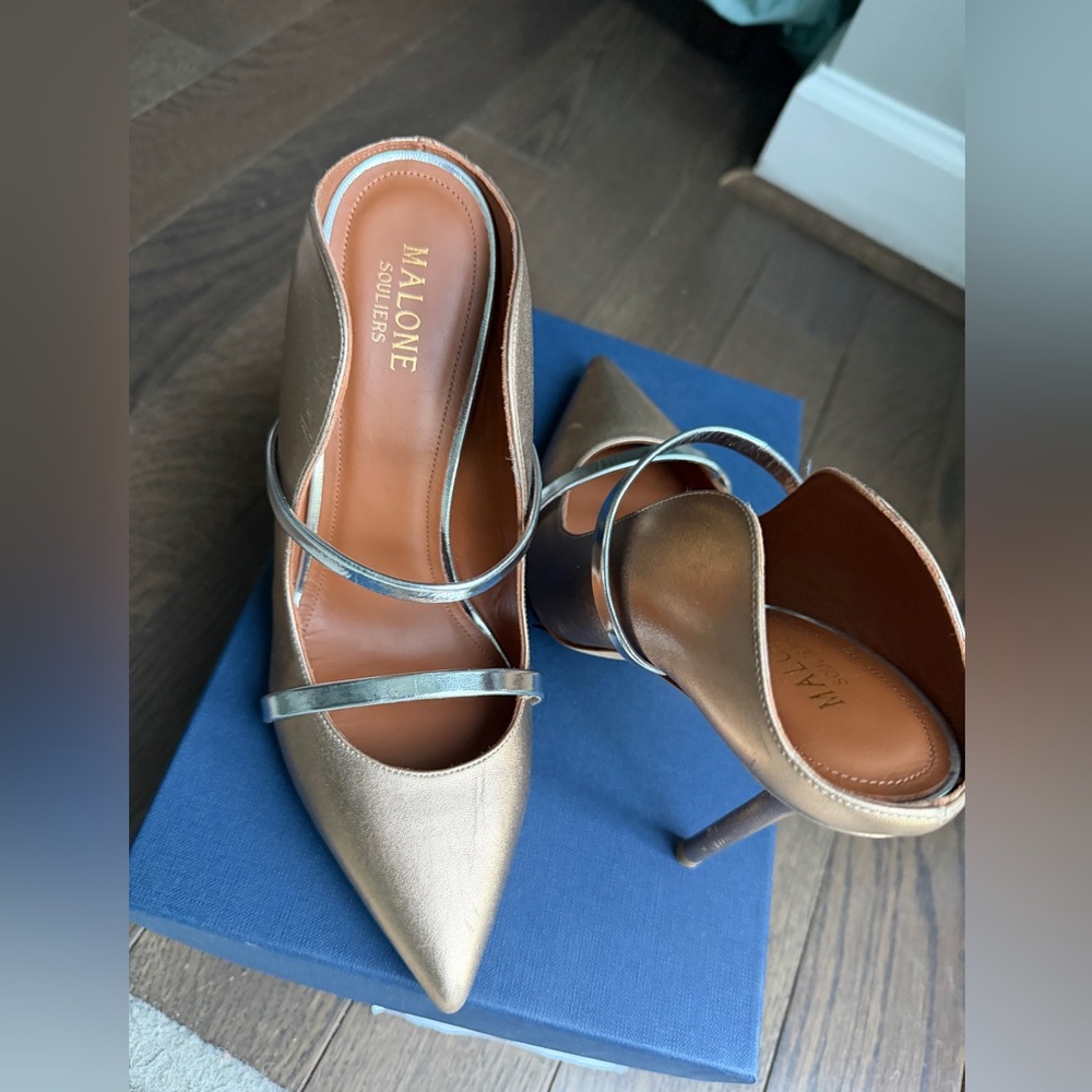Malone Souliers Maureen 100mm leather mules